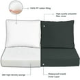 thumbnail image 5 of Outdoor Loveseat Cushion Set, 48 x 24, Water Repellent, Fade Resistant, Cushion Set for Patio Love Seat Sofa Cushions Couch, Bench, and Swing, 5 of 8