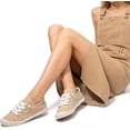 thumbnail image 5 of Women's Slip-On Canvas Sneakers - Lightweight Low Top Casual Walking Shoes with Comfortable Flat Sole, 5 of 6