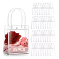 thumbnail image 2 of Bolsas De Regalo Transparentes Con Asa, 35 Piezas, 2 of 8