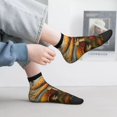 thumbnail image 2 of Pofeuu Vintage Cloud Mushroom Print 30cm Socks, Adult Running Hiking Socks for Youth and Adult, 2 of 7