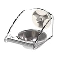 thumbnail image 3 of Spill-Proof Bird Feeder for Cage Chew-Proof Stainless Steel Hanging Birds Food Bowl with Acrylic Cover No-Mess Parrot Feeder for Lovebirds Parakeets Conures 5.9", 3 of 6