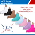 thumbnail image 5 of CRS Cross Boot Covers for Skates - High Quality Lycra Skate Covers. Protect and be Performance Ready for Figure Skating, Ice Skating, Roller Skates. (Bracket Blue, Youth), 5 of 5