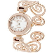 Women's Polished Swirl Cuff Watch