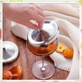 thumbnail image 4 of 6 Pcs Stainless Steel Wine Glass Covers Cup Covers Wine Glass Covers to Keep Bugs Out for Drinks Coffee Mugs Tea Cups, 4 of 5