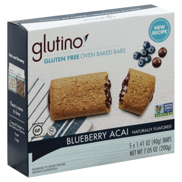 GlutinoÂ® Gluten Free Blueberry Breakfast Bars 5-1.41 oz. Bars