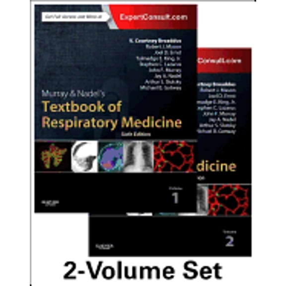 Pre-Owned Murray & Nadel's Textbook of Respiratory Medicine, 2-Volume Set (Hardcover) 1455733830 9781455733835