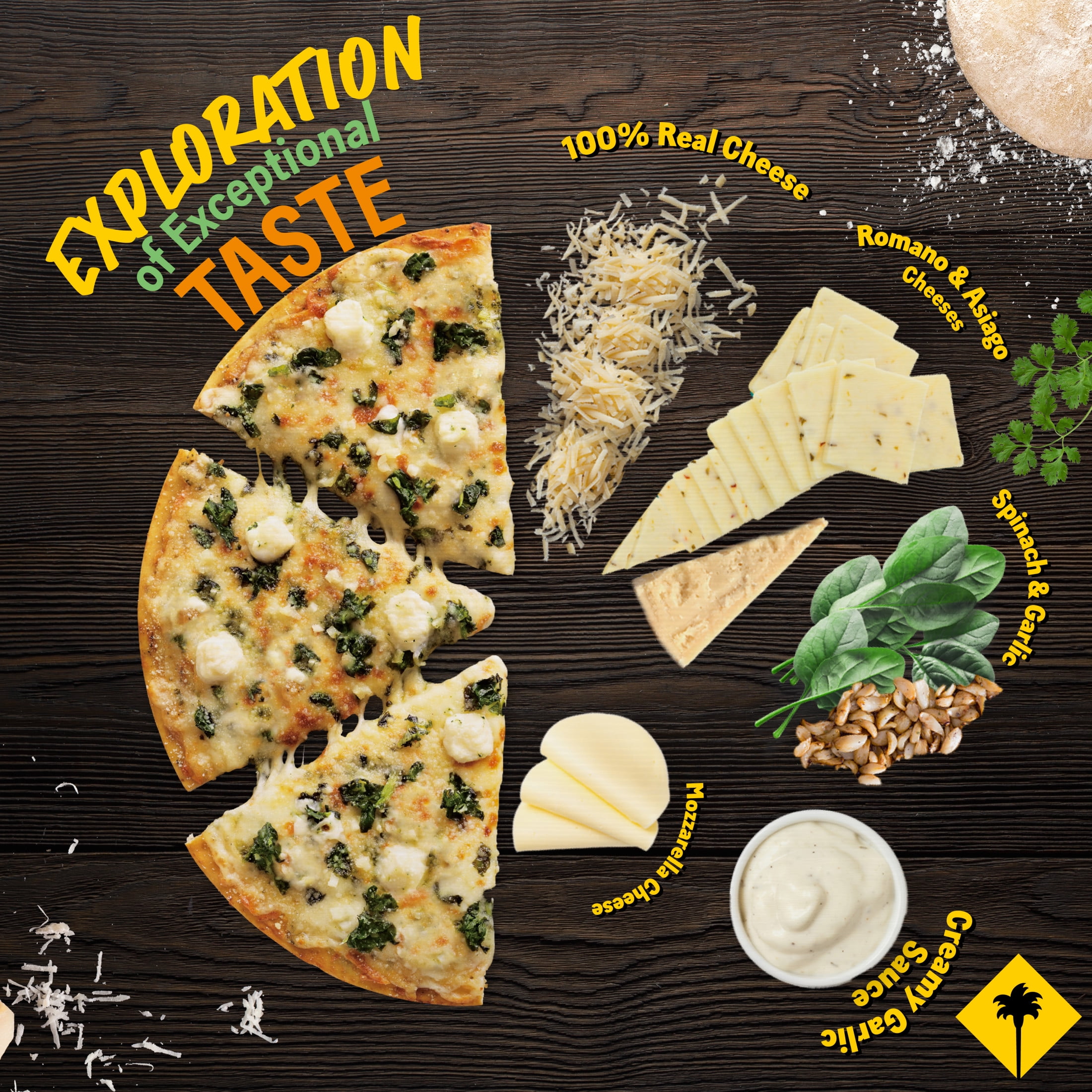 California Pizza Kitchen Cheese Pizza Frozen Food with Crispy Thin Crust, 12.6 oz