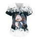 thumbnail image 5 of Uniforme de Enfermería de Navidad para mujer, blusa de trabajo, camiseta de manga corta con cuello en V, ropa de enfermería, Tops de túnica para enfermeras, 5 of 5