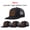 Black, variant on CUSTOM Letter Leather Patch Mesh Baseball Cap Breatheable & Adjustable Unisex, Essential for Outings & Fishing Trips