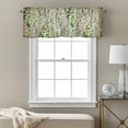 thumbnail image 3 of Spring Plants Valance Curtain for Windows Watercolor Gradient Green Eucalyptus Leaf Plant Vintage Paper Rod Pocket Curtain Valances Short Window Treatments for Kitchen Bathroom Laundry 56 x 16 Inch, 3 of 9