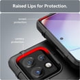 thumbnail image 3 of EGO TACTICAL Rugged Shield Brand Solid Color TPU Phone Case for Motorola Edge Plus 2023 5G - Solid Black, 3 of 4