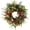 C, variant on 35cm Spring and Summer Flower Wreath, Artificial Wildflower and Buttercup Garland for Front Door Decoration, Simulated Dry Flower Wreath Home Wall Hanging