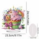thumbnail image 2 of Pintura de diamante artesanal, decoración de postre de corazón de escritorio para decoración de oficina, 2 of 9