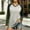 A#Army Green, variant on Women's Solid Color V Neck Raglan Long Sleeve Casual Layering T Shirt Top,Blue,Women's Plus Size M