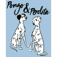 thumbnail image 2 of Boy's One Hundred and One Dalmatians Pongo and Perdita  Graphic Tee Light Blue Medium, 2 of 4
