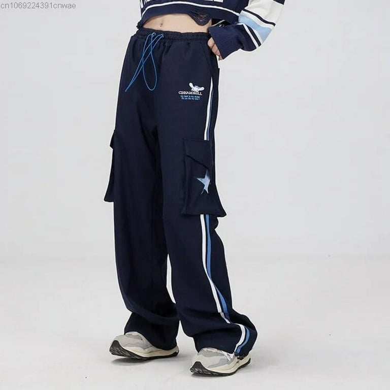 Sanrio Kuromi Melody Cargo Pants Women Cinnamoroll Casual