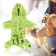 thumbnail image 5 of Ropa para mascotas Bling Bling disfraz de dinosaurio invierno vellón coral verde, 5 of 12