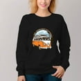 thumbnail image 5 of Women's  Crew Neck Pullover Cozy Clothes Autumn Winter-Car Print, 5 of 16