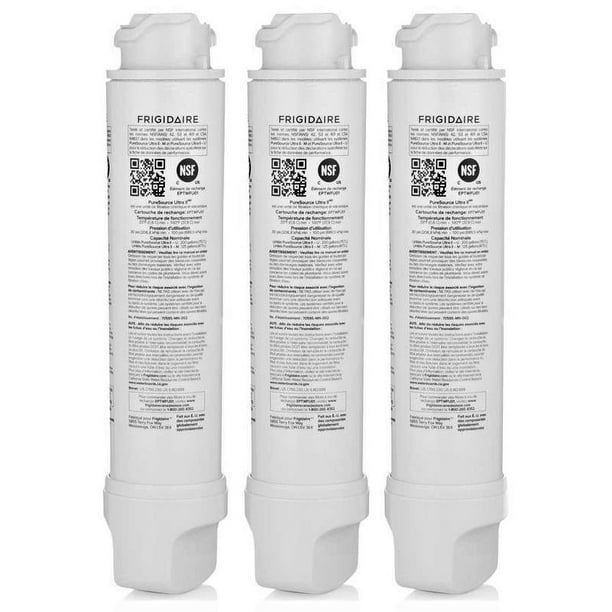 Frigidaire Puresource Ultra Ii Eptwfu01 Replacement Ice And Water Refrigerator Water Filter Part 807946701 3 Pack Walmart Com Walmart Com