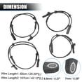 thumbnail image 7 of 4Pcs Front Rear Left Right ABS Wheel Speed Sensor for BMW X4 2015-2018 No.34526869293/34526869292, 7 of 7
