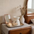 thumbnail image 5 of Rirozkan Ceramic Essential Oil Warmer, Tea Light Candle Holder And Wax Melt Burner, Aromatherapy Diffuser, For Home, Bedroom, And Relaxation Decor, 5 of 6