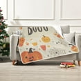 thumbnail image 7 of Yayeee Throw Blanket for Couch Soft Warm 60" x 80" Sofa Chair Bed Decoration, Halloween Cute Pumpkins, 7 of 7