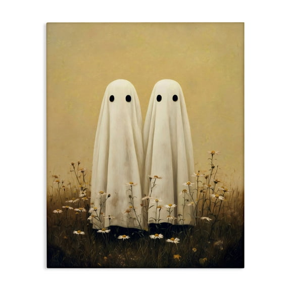 Daisy Ghost Couple Canvas Wall Art, design by Arlington Prints