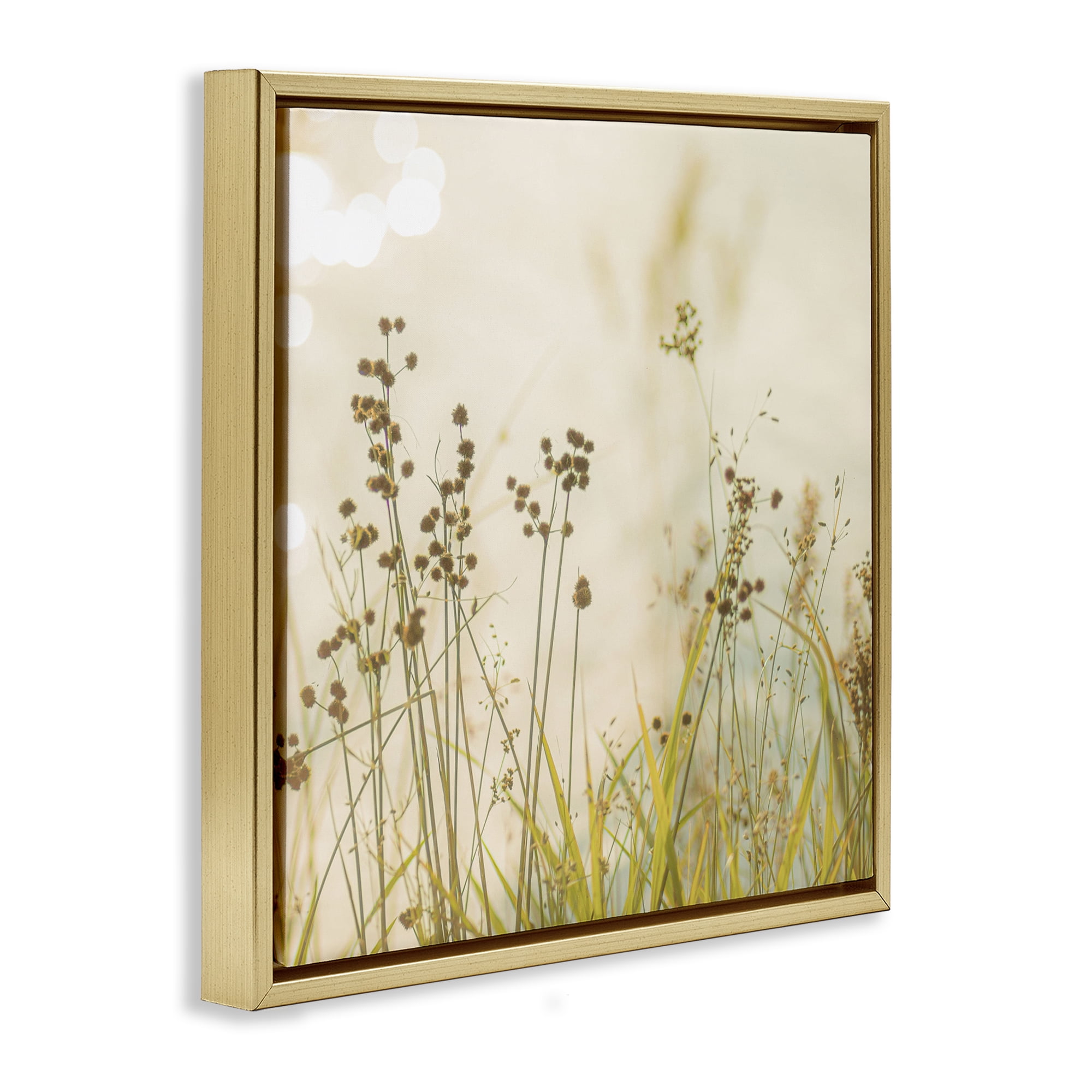 Stupell Industries Country Afternoon Walk Gold Framed Floater Canvas Wall Art, design by Erin Marie
