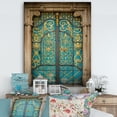 thumbnail image 2 of Designart 'Old-European Door Vintage' Vintage Print on Natural Pine Wood, 2 of 2