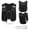 Black, variant on Adjustable Hydration Vest with 500ml Soft Flask – Running, Hiking & Cycling Backpack for Men Women