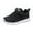 Black, variant on Kids Running Shoes Girls Solid Color Mesh Sneakers Soft Sole Orthopedic Walking Shoes Lightweight Hook and Loop Tennis Shoes Grey 1 Big Kid