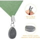 thumbnail image 5 of Juego de 6 piezas Mantel Contrapeso Mantel de piedra natural Contrapeso Abrazadera de mármol Colgante Mantel de mármol Colgante 3.5 * 4.cm (Gris) TUNC Sencillez, 5 of 5