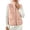 Pink, variant on TGSLY Sherpa Fleece Vest Jacket for Women Warm Soft Stand Collar Zip Up Solid Color Coat Loose Casual Sleeveless Fall Winter Gilet with Pockets M