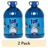 (2 pack) Ten Liquid Phosphate free Carry on Handle Bottle, Fresh, 128 fl oz