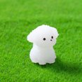thumbnail image 2 of Figuritas de cachorros de resina en miniatura que brillan en la oscuridad, microbonsáis de perros adorables, brillan automáticamente en la oscuridad y están disponibles en seis tamaños., 2 of 5