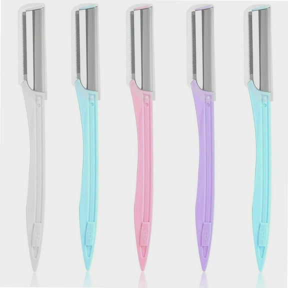 Face Razor For Women Facial Hair Removal - Facial Shaver Peach Fuzz Remover Eyebrow Shaper Come With Safety Covers - Dermaplaning Tool Remove Fine Hairs - Sensitve Skin Friendly Travel Essential