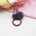 thumbnail image 3 of 6 coleteros elásticos de conejo para el pelo, accesorios para el pelo para niñas y bebés., 3 of 5