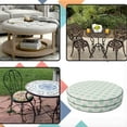thumbnail image 6 of Covers & all Round Cushion Cover, Weather & UV Resistant Water Repellant Protector for Patio Outdoor Seats Chairs Porch Living Room Decor, with Zippers (20" Diameter X 5" H), 6 of 7