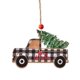 thumbnail image 1 of Wosthever Árbol de Navidad de Colgante automotriz Colgante portátil Lindo Puerta temática de Navidad Chimenea Decoración de pared Ornamento con Kits de decoración para fiestas Coche negro Wosthever HA069346-02, 1 of 6