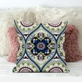 thumbnail image 3 of Bohemian Mandala Vector Throw Pillow in White Black Yellow 20x20, 3 of 5