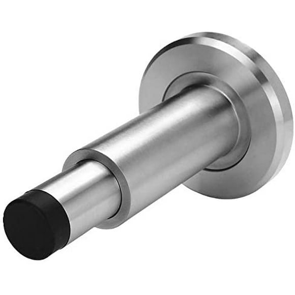Deluxe Adjustable Solid 304 Stainless Steel Extra-Thick Casting + Rubber Heavy Duty Door Stopper Stops Wall Mounted Built in Door Doorstop Door Stop, RS-38