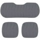 thumbnail image 2 of Juego completo de 3 fundas para asientos de coche, fundas para asientos delanteros y traseros originales de invierno, suaves y cálidas, para SUV, camiones y furgonetas. Juego completo de cojines de in, 2 of 8