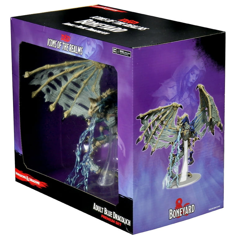 Dungeons and Dragons D&D Boneyard Premium Set Blue Dracolich Dungeons and Dragons D&D Boneyard Premium Set Blue Dracolich