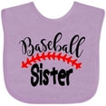 thumbnail image 3 of Inktastic Baseball Sister Boys or Girls Baby Bib, 3 of 4