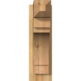 thumbnail image 2 of Ekena Millwork 6"W x 16"D x 20"H Merced Rough Sawn Craftsman Outlooker, Western Red Cedar, 2 of 4