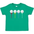thumbnail image 3 of Inktastic Rainbow Golf Tees Boys or Girls Toddler T-Shirt, 3 of 5