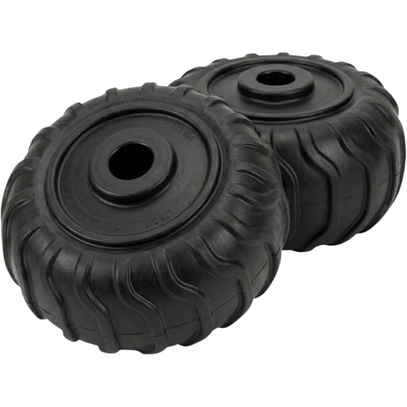 Wave Armor Dock Bumper Wheel Dock Bumper Wheel Durable Non-Marking Poly-Vinyl (2-Pack) - 12" Round x 7" Deep (FITS 2" Post (2.5" Center Hole))