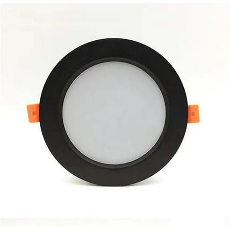 

ZX DC 12V LED Downlight Ceiling Light Spotlight 3W 7W 9W 12W Recessed Grille Ultra-thin Downlight Round Black White(Color:Warm white 3000K Size:BLACK_18W 12V)-0810