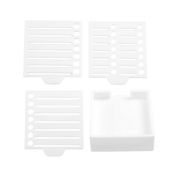 Plantilla de Notas Adhesivas Compatible con Post Notes, Base de Blocs Adhesivos de 3x3 con 2 Plantillas Incluidas, Organizador de Blocs de Notas .
