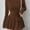 coffee, variant on IROOZIGOTO Women's Y2k Mini Dress Long Sleeve Ruched Layered Ruffle Hem CasualGoing Out Dresses